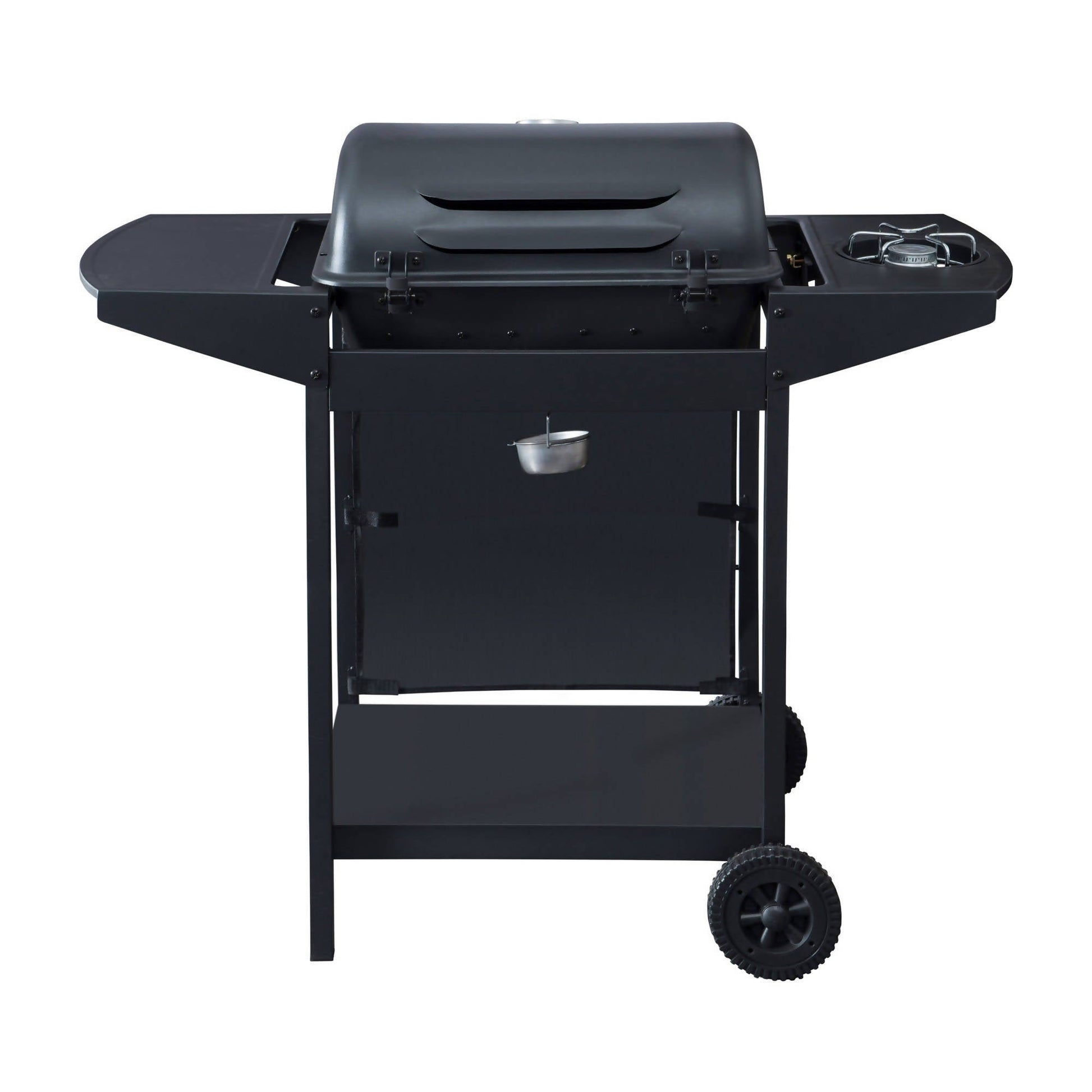 Parrilla Boston 3 Quemadores + Quemador Lateral BBQ302GCQL5#Negro