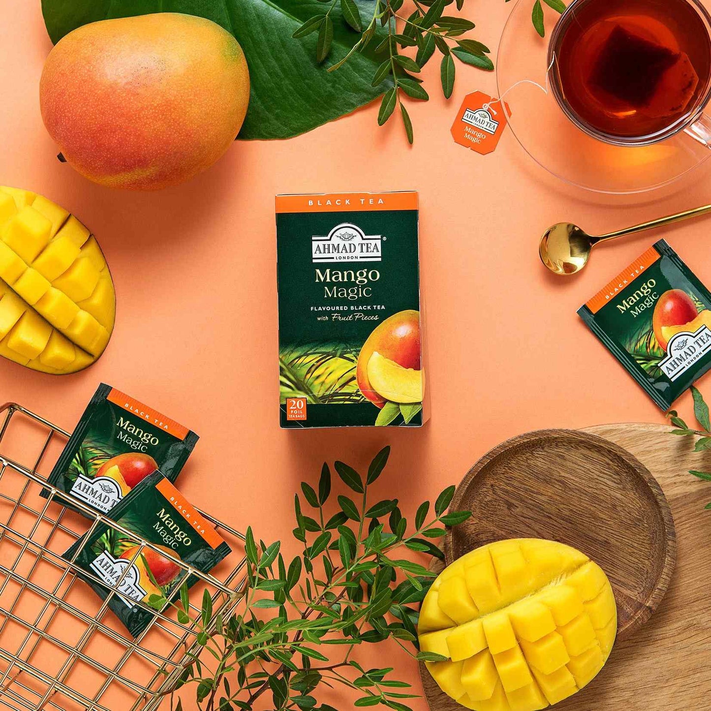 Té Negro Mango Magic Fruit (10 Sachets)1#Sin color