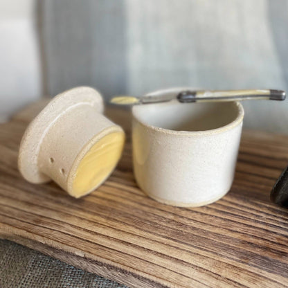 Mantequillera Francesa3#Blanco