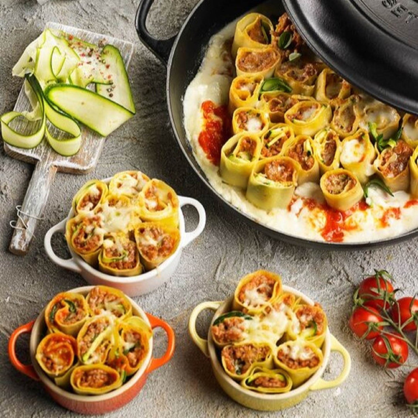 Mini Cocotte Redonda 10cm6#Amarillo