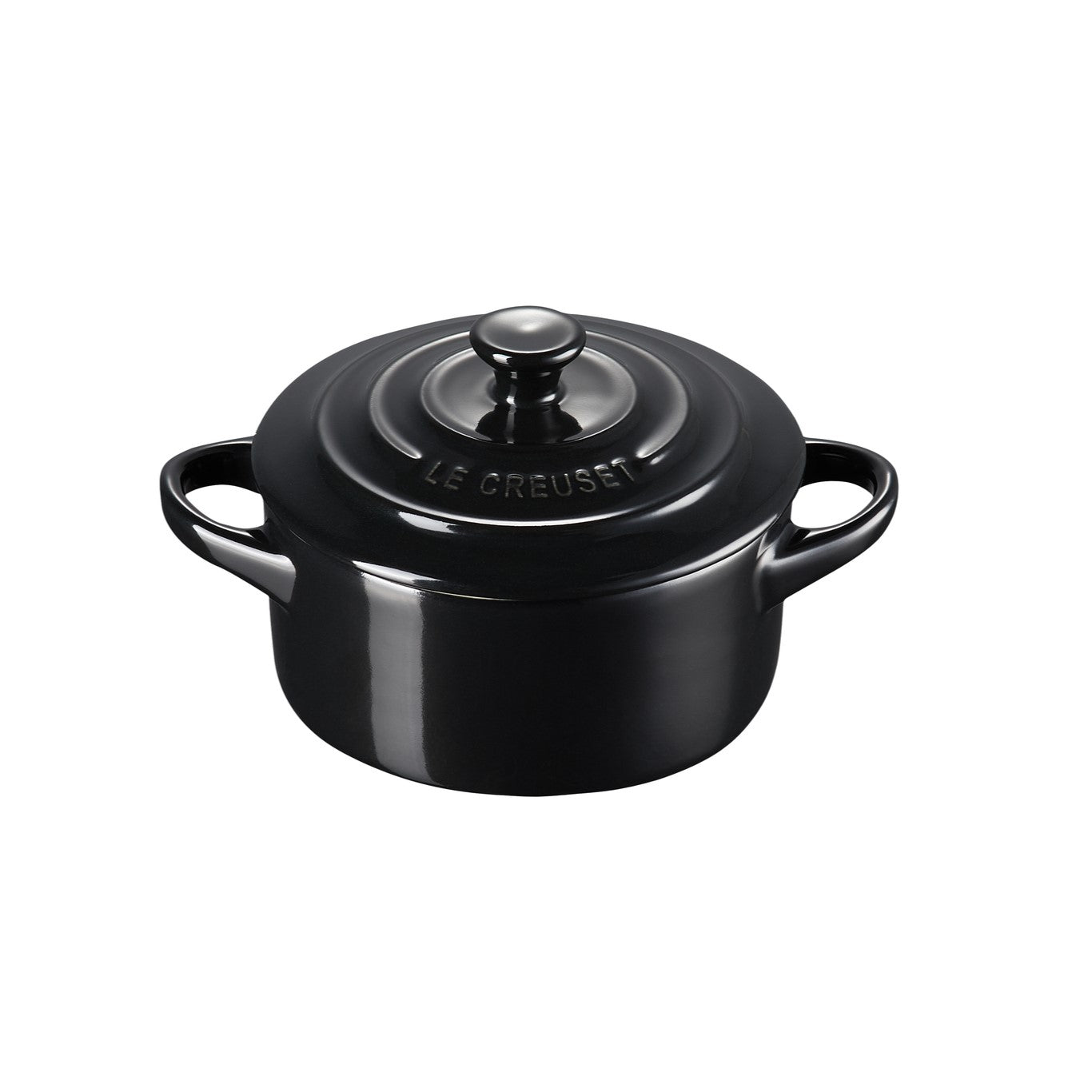 Mini Cocotte Redonda 10cm2#Negro