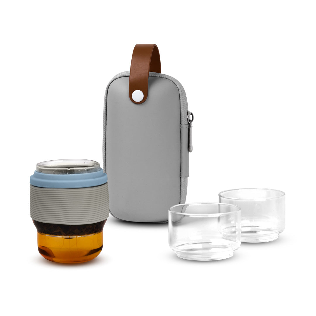 Mini Set de Té Travel12#Gris