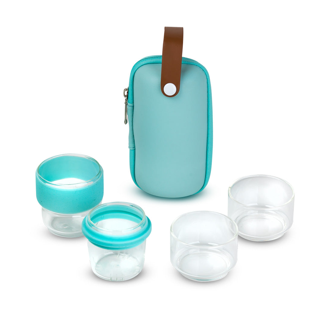 Mini Set de Té Travel7#Celeste