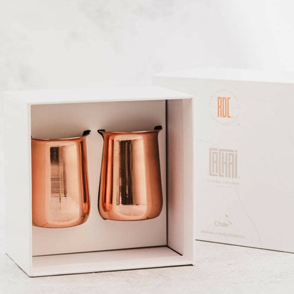 Set 2 Vasos Cachai 230 ml4#Cobre