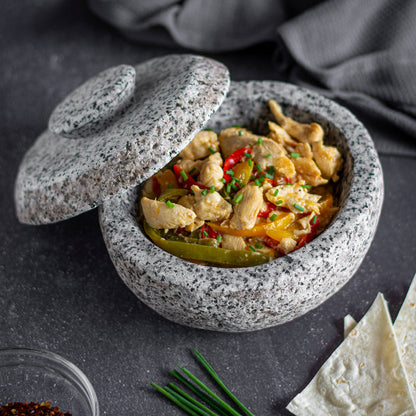 Mortero con Tapa M1#Gris