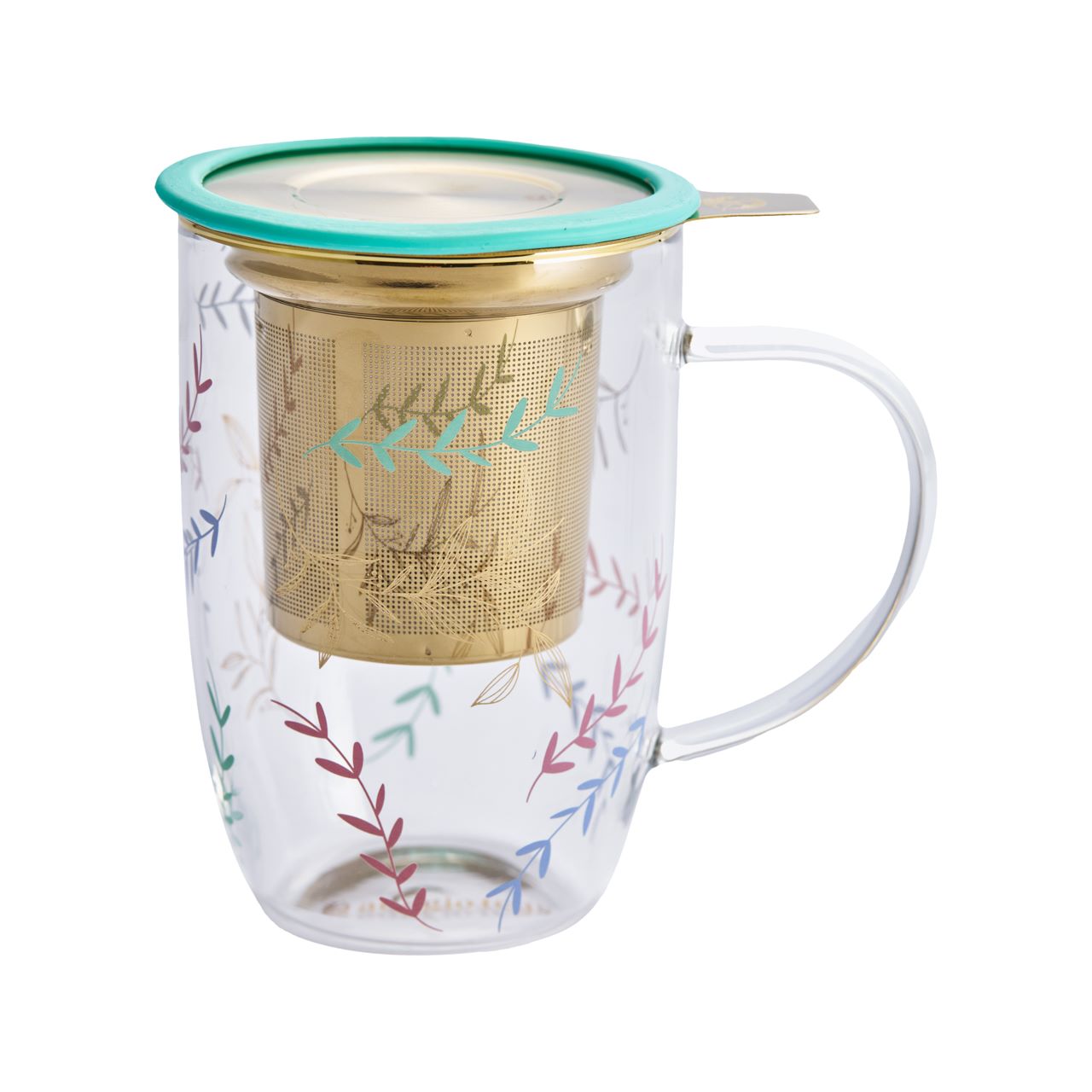 Mug Bhoro Color Leaves con Infusor 470 ml3#Sin Color