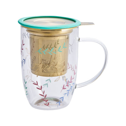 Mug Bhoro Color Leaves con Infusor 470 ml3#Sin Color