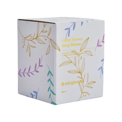 Mug Bhoro Color Leaves con Infusor 470 ml4#Sin Color