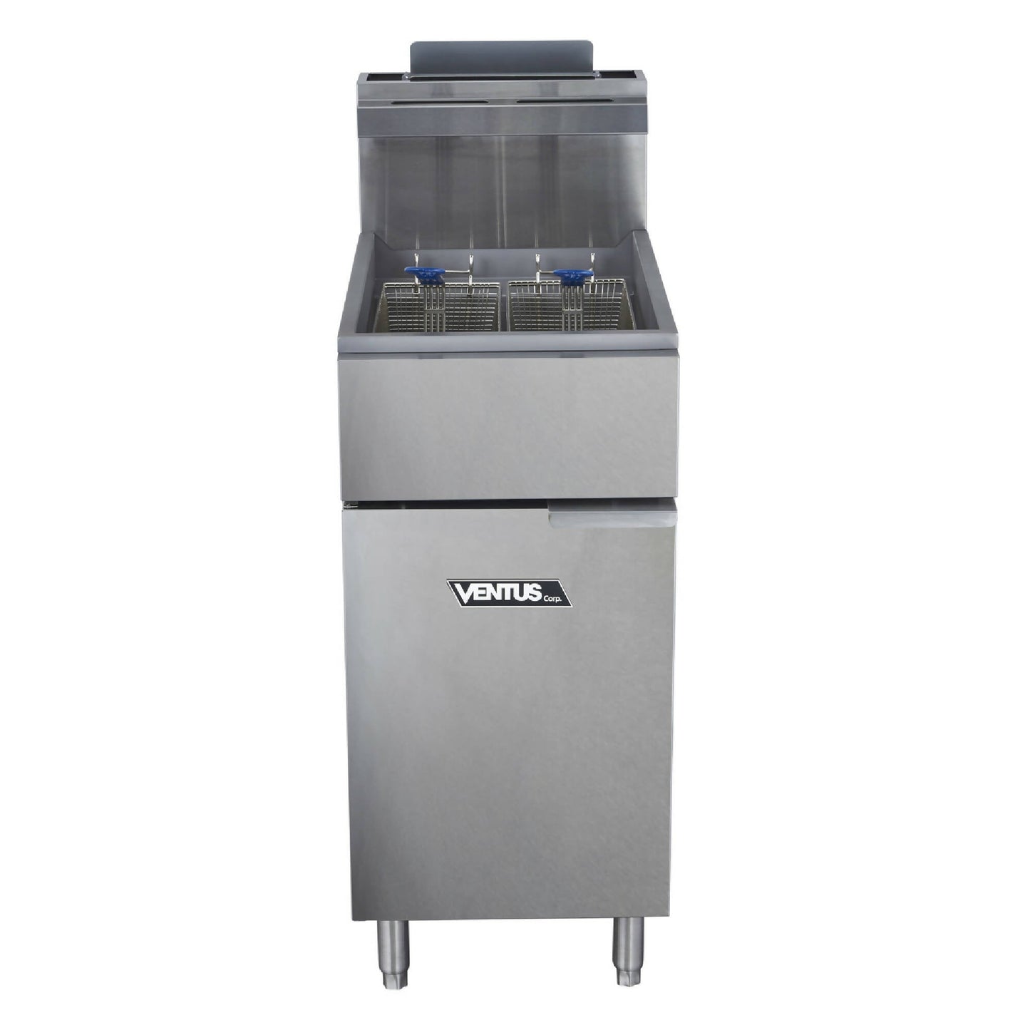 Freidora A Gas Alta Produccion 2 Canastos VFP-18PRO5#Gris