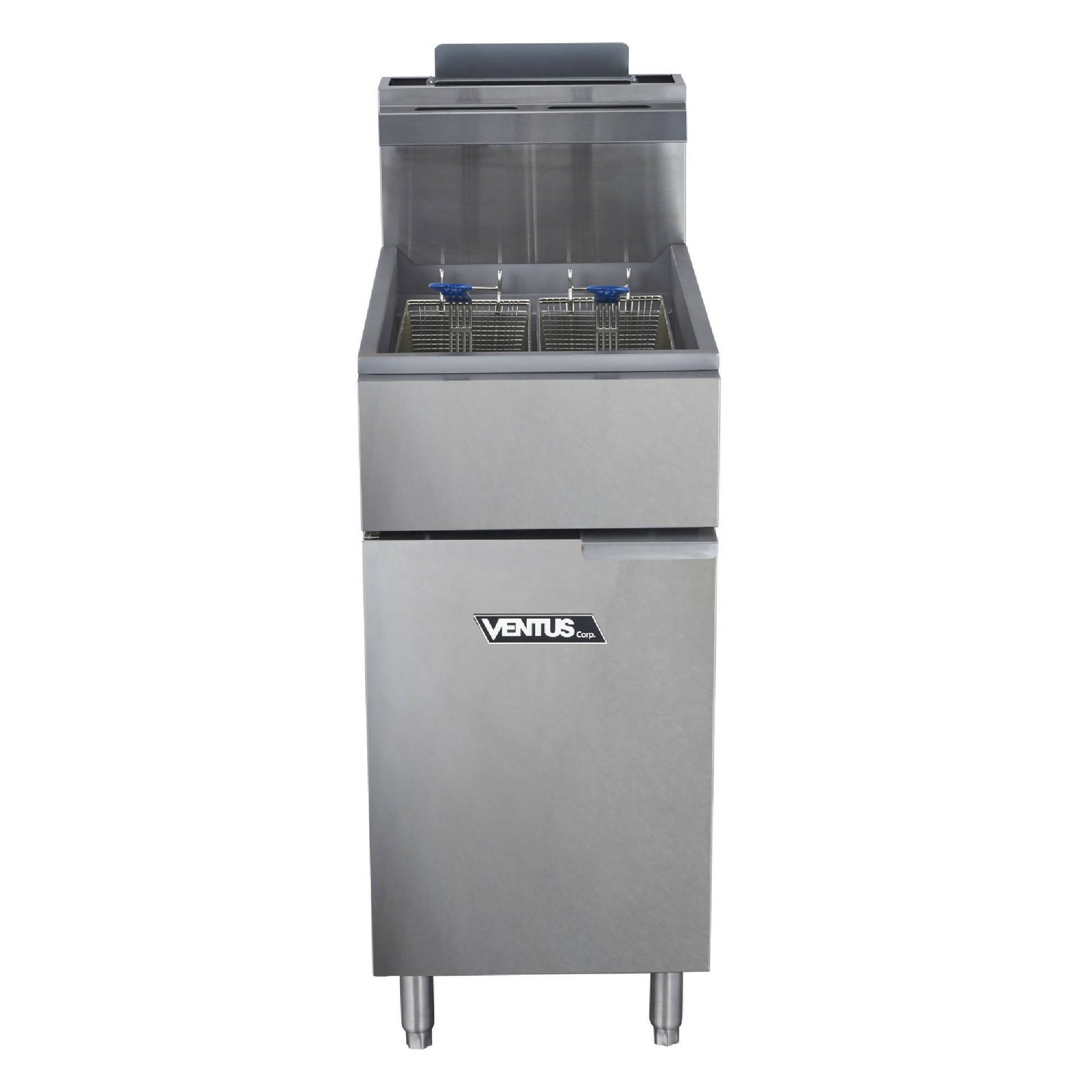 Freidora A Gas Alta Produccion 2 Canastos VFP-18PRO5#Gris