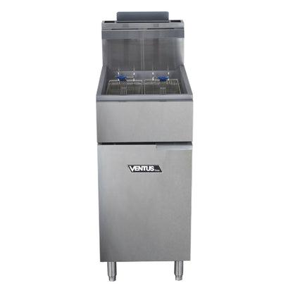 Freidora A Gas Alta Produccion 2 Canastos VFP-18PRO5#Gris