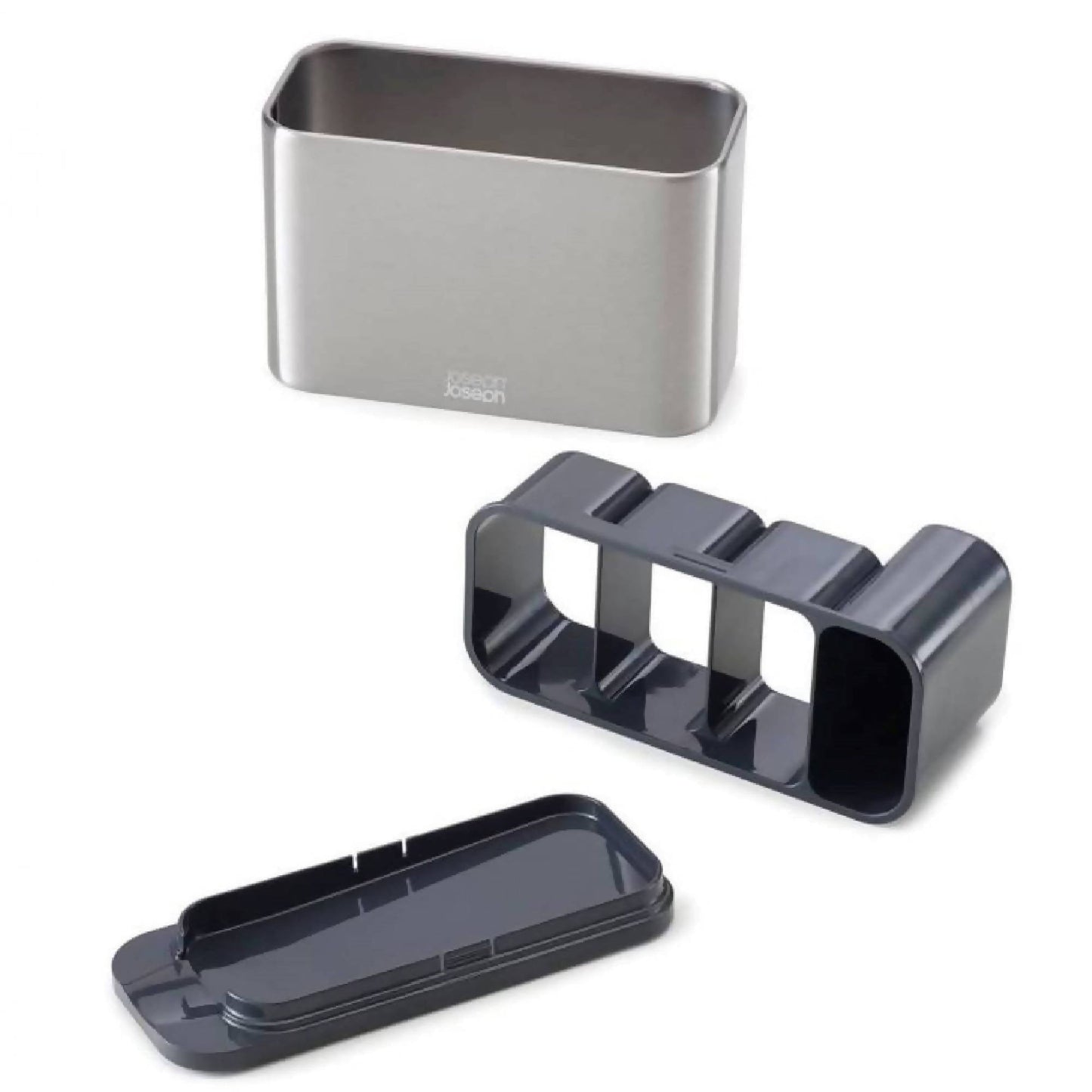 Caddy Organizador Cubiertos2#Gris