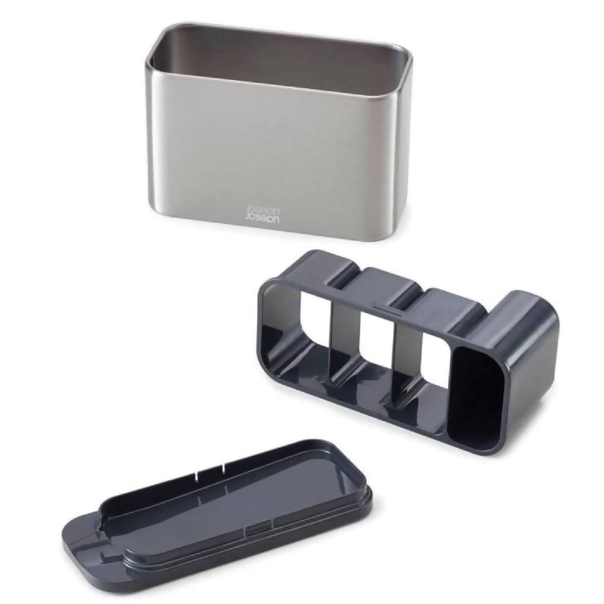 Caddy Organizador Cubiertos2#Gris