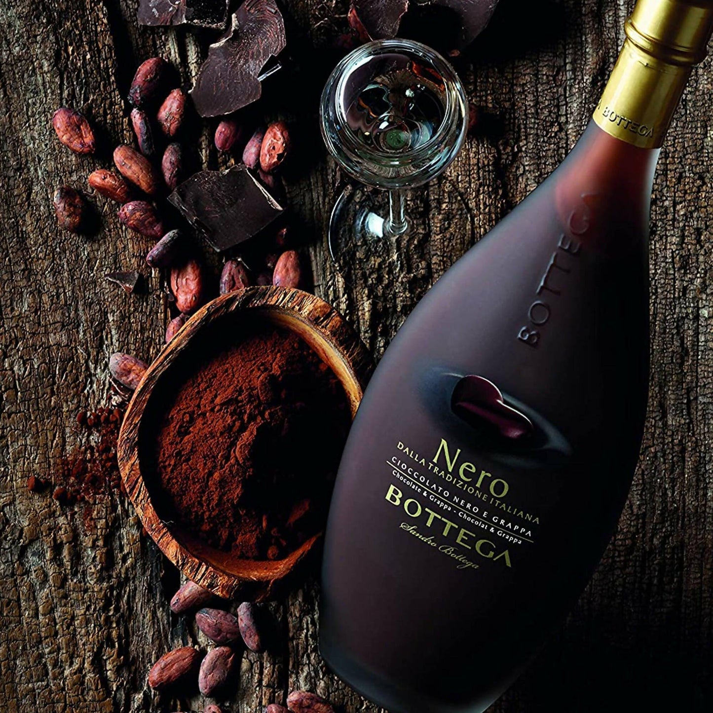 Nero Licor de Chocolate Bottega1#Sin Color