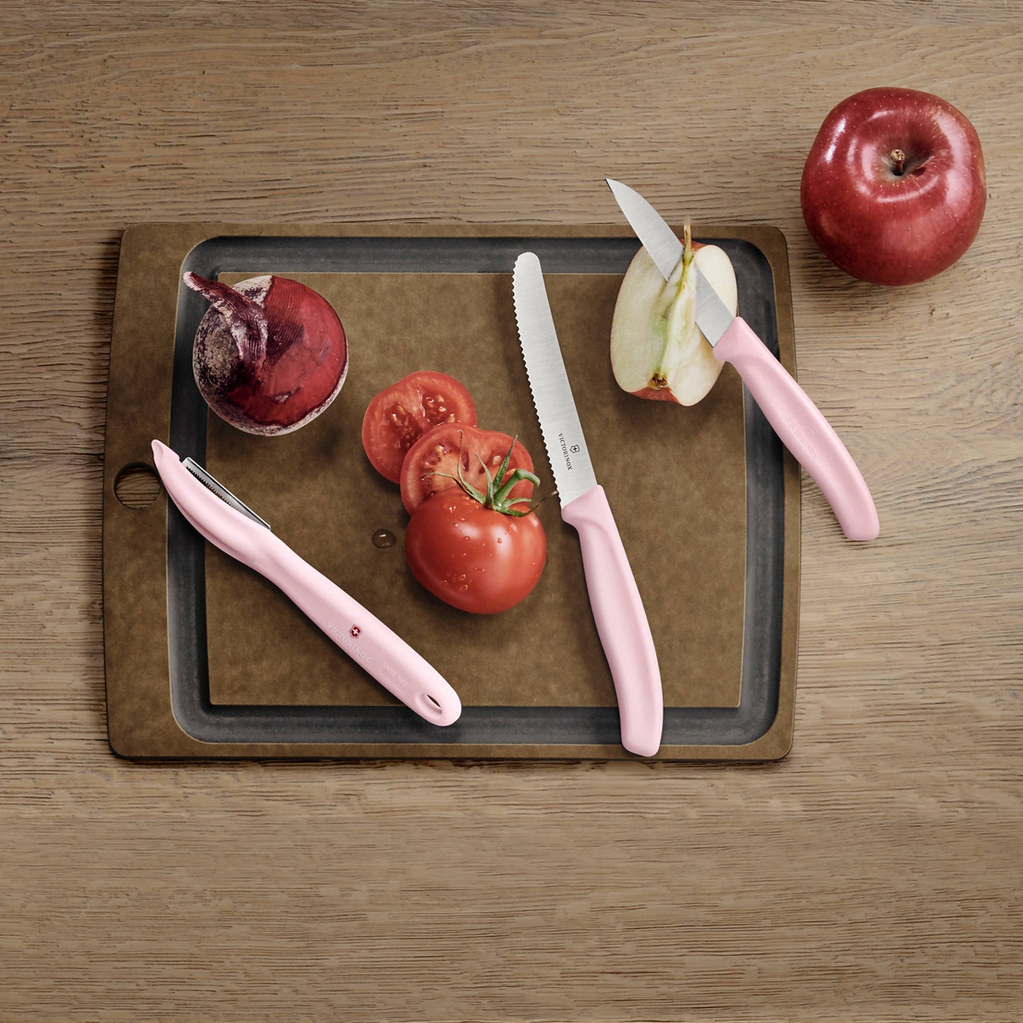 Set 2 Cuchillos + Pelador Universal Trend Colors #1