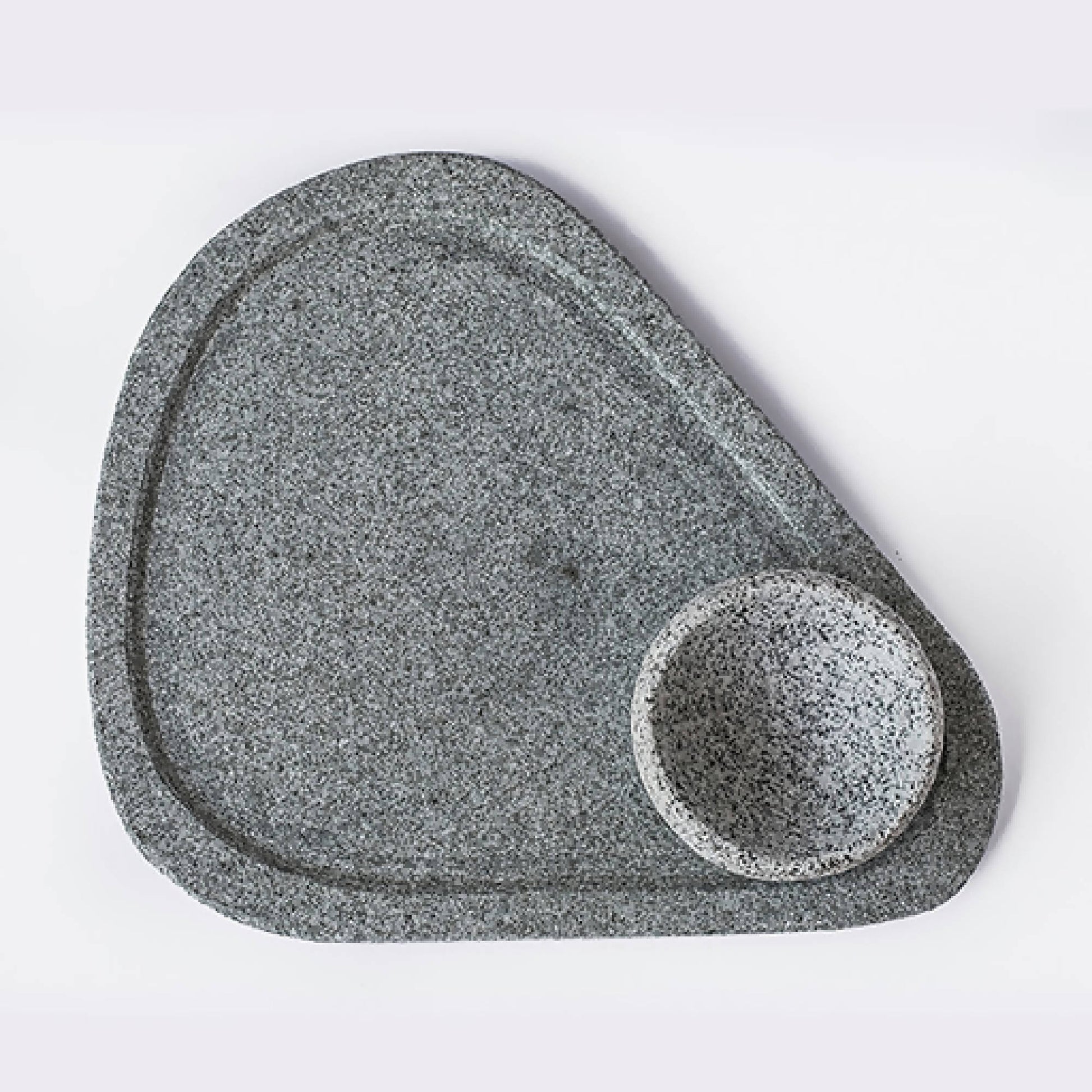 Set 2 Piezas Para Picoteo Ribete3#Gris