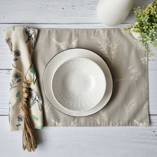 Pack 4 Individuales Cristina1#Gris