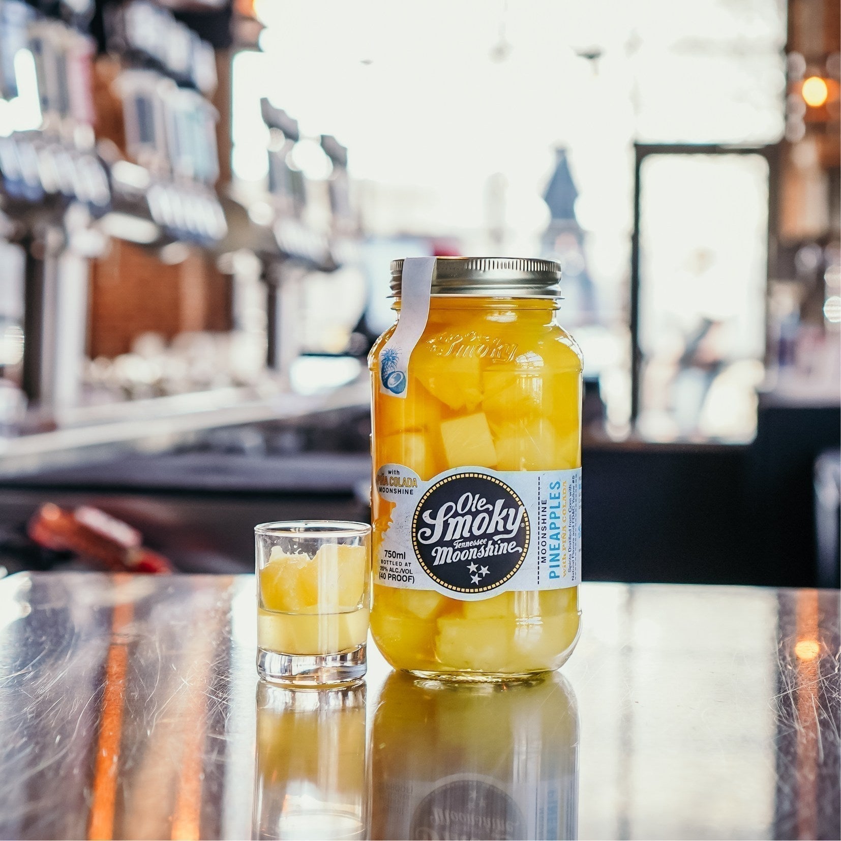 Ole Smoky Moonshine Pineapples With Piña Colada 750 ml1#Sin color