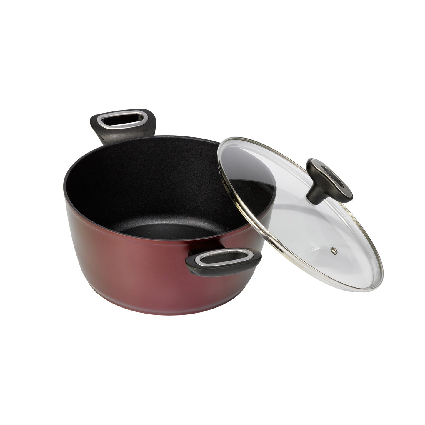 Olla Full Inducción Antiadherente 2,6 Litros cf9222#Burdeo