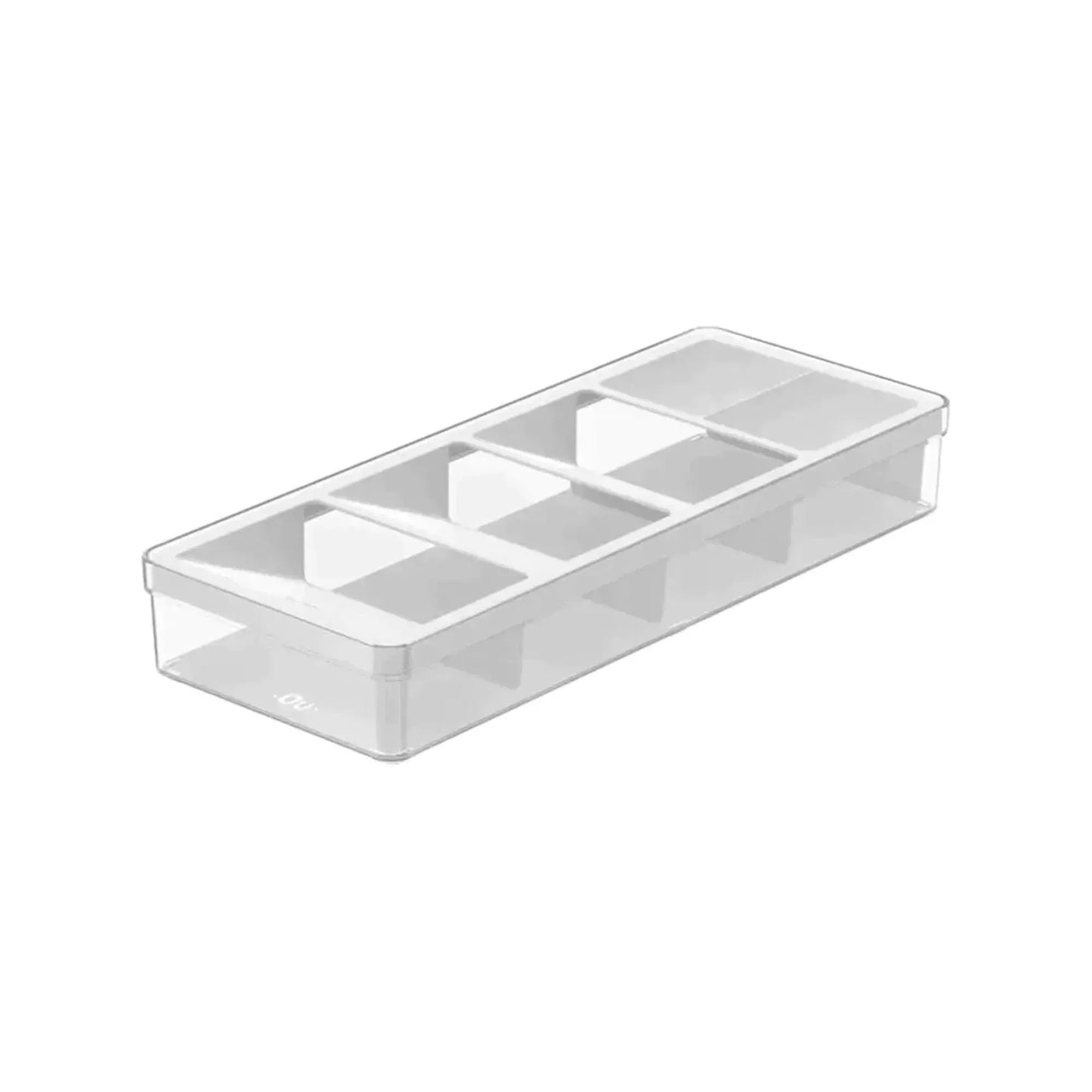 Organizador De Cubiertos Clear3#Blanco