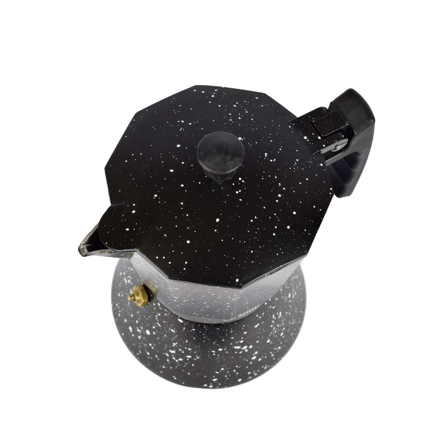 Cafetera Italiana Granito 4 Tazas3#Negro