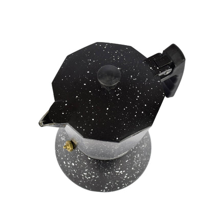 Cafetera Italiana Granito 4 Tazas3#Negro