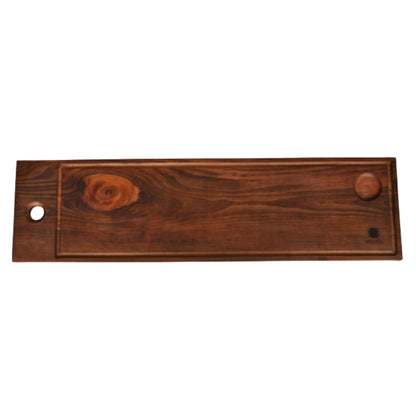 Tabla Asado Porta Sal 90 cms2#Café