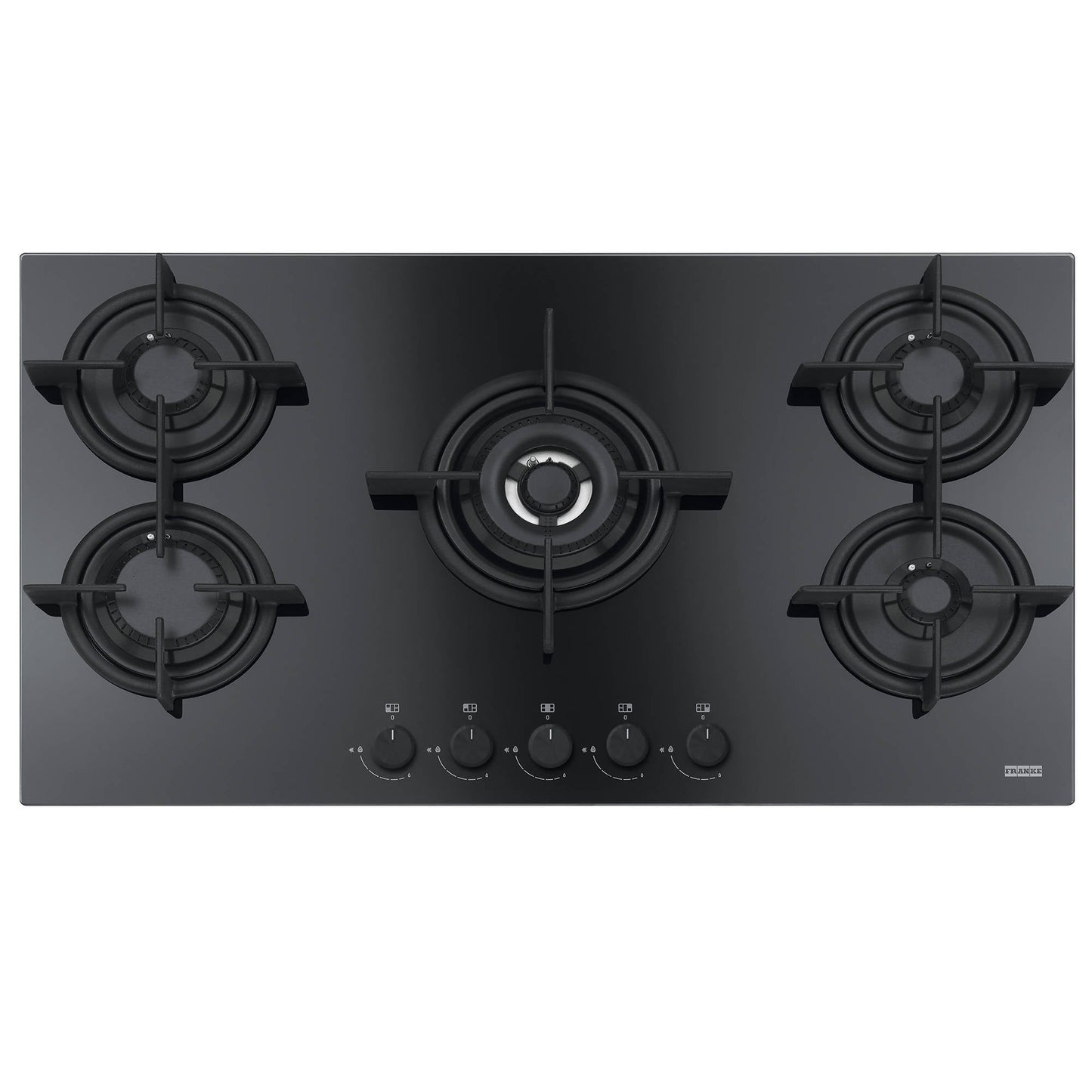 Encimera a Gas FHCR 905 4G1#Negro