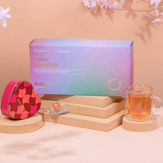 Pack A Very Special Kit Taza Borde Dorado 250 ml1#Rosado