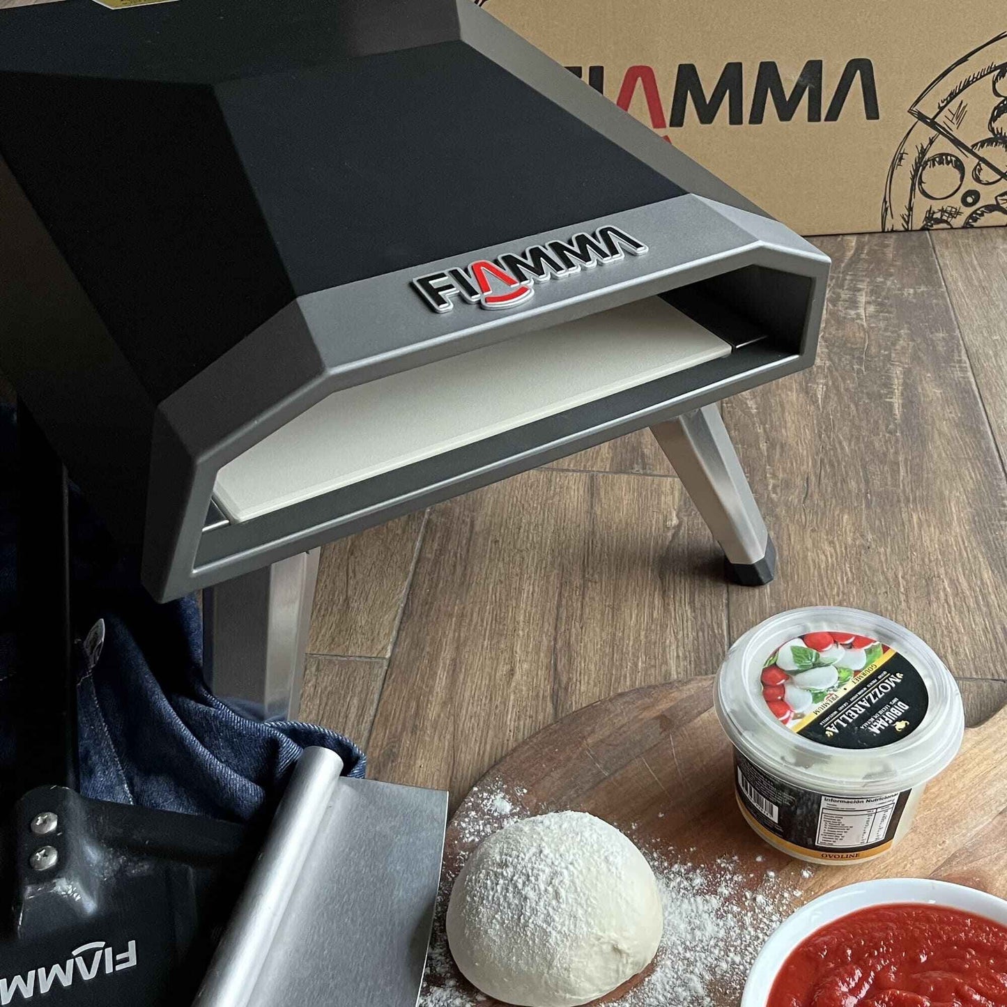 Pack Horno Pizza FA122#Negro