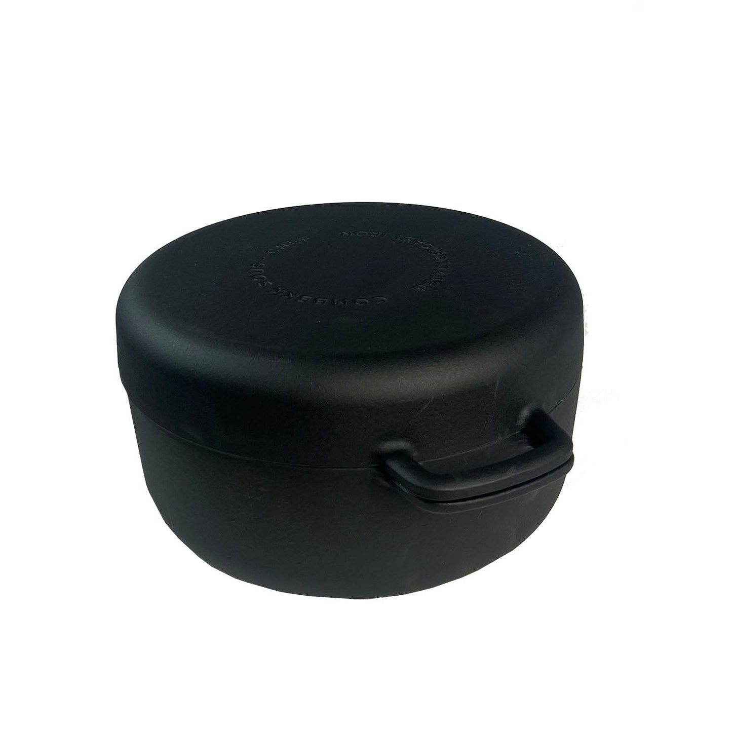 Pack Olla + Sartén Fierro Fundido Reciclado Esmaltado 24 cm7#Naranjo