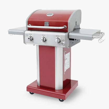 Parrilla a Gas 3 Quemadores KE-P04033-N3#Rojo