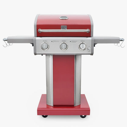 Parrilla a Gas 3 Quemadores KE-P04033-N4#Rojo