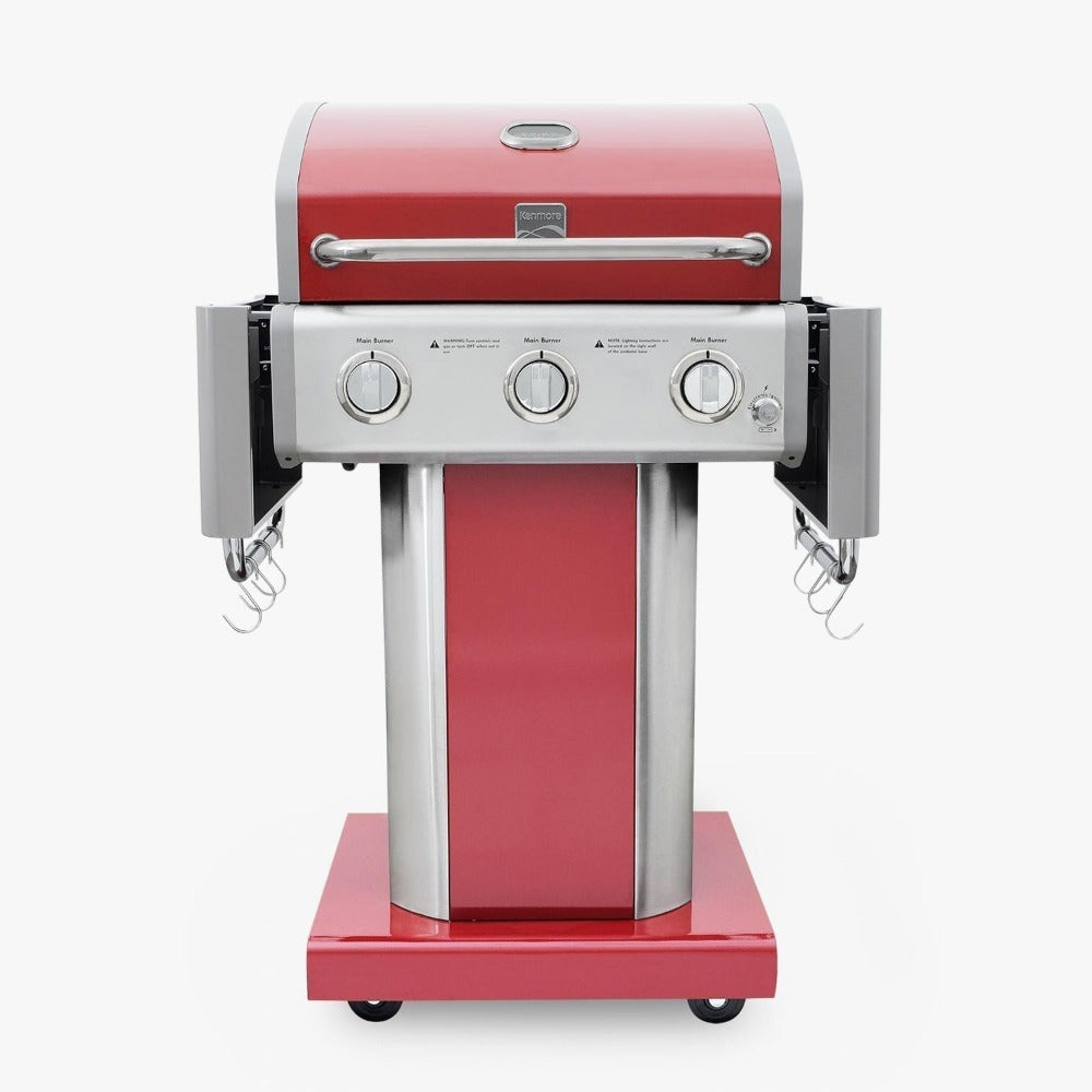 Parrilla a Gas 3 Quemadores KE-P04033-N5#Rojo