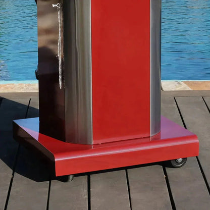 Parrilla a Gas 3 Quemadores KE-P04033-N10#Rojo