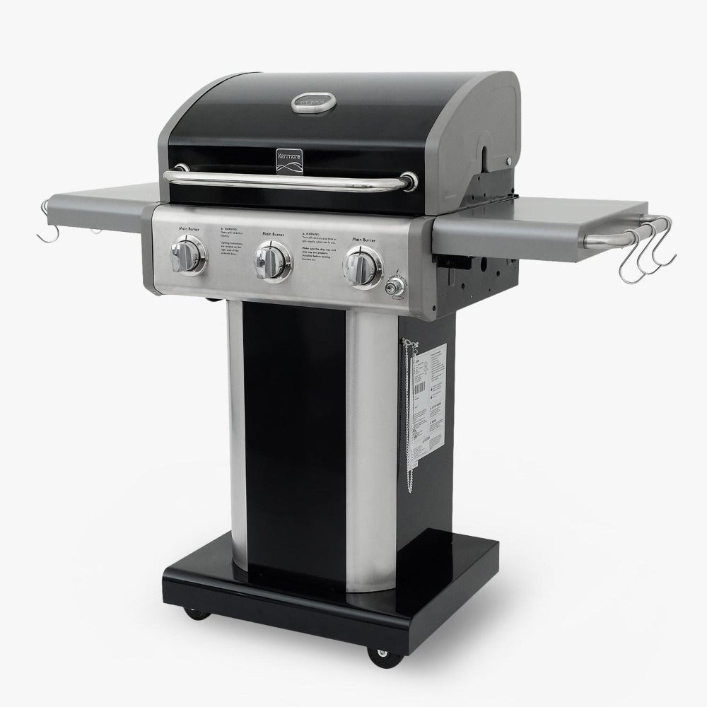 Parrilla a gas 3 Quemadores KE-P04034-N3#Negro