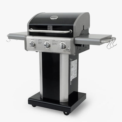 Parrilla a gas 3 Quemadores KE-P04034-N3#Negro