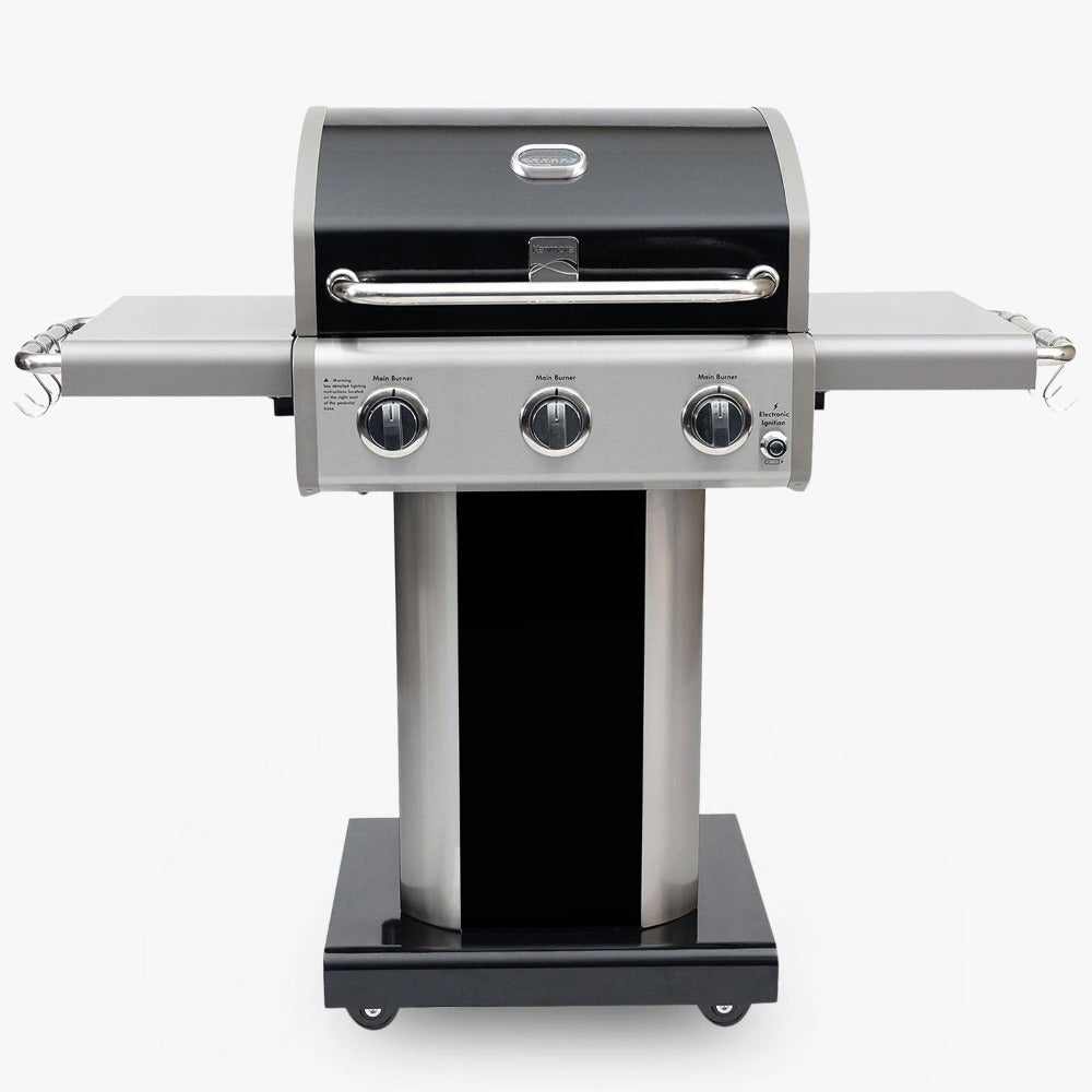 Parrilla a gas 3 Quemadores KE-P04034-N4#Negro