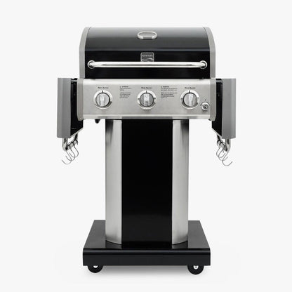 Parrilla a gas 3 Quemadores KE-P04034-N6#Negro