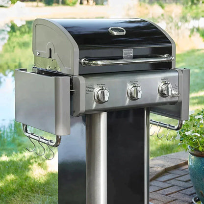 Parrilla a gas 3 Quemadores KE-P04034-N8#Negro