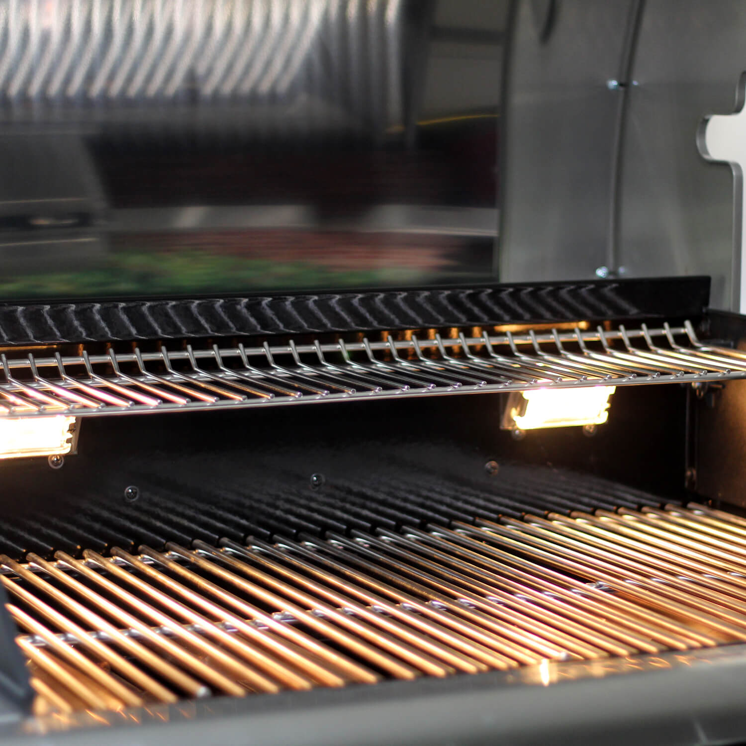 Parrilla a Gas Elite 4 Quemadores + Quemador Lateral KE-P48589-N2#Acero