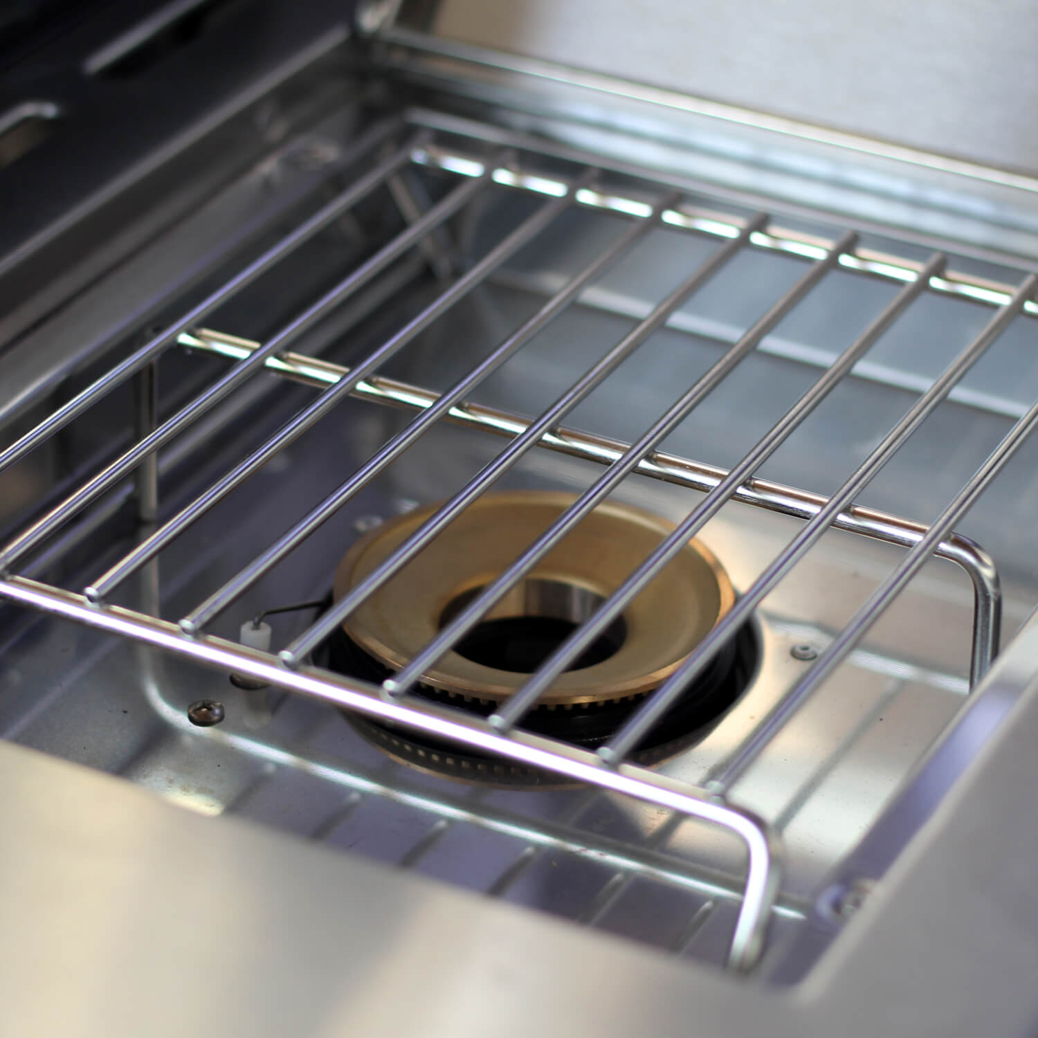 Parrilla a Gas Elite 4 Quemadores + Quemador Lateral KE-P48589-N4#Acero