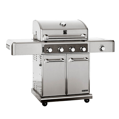 Parrilla a Gas Elite 4 Quemadores + Quemador Lateral KE-P48589-N1#Acero