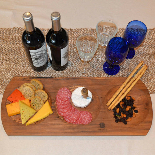 Tabla Picoteo Roble 3 Rebajes1#Café