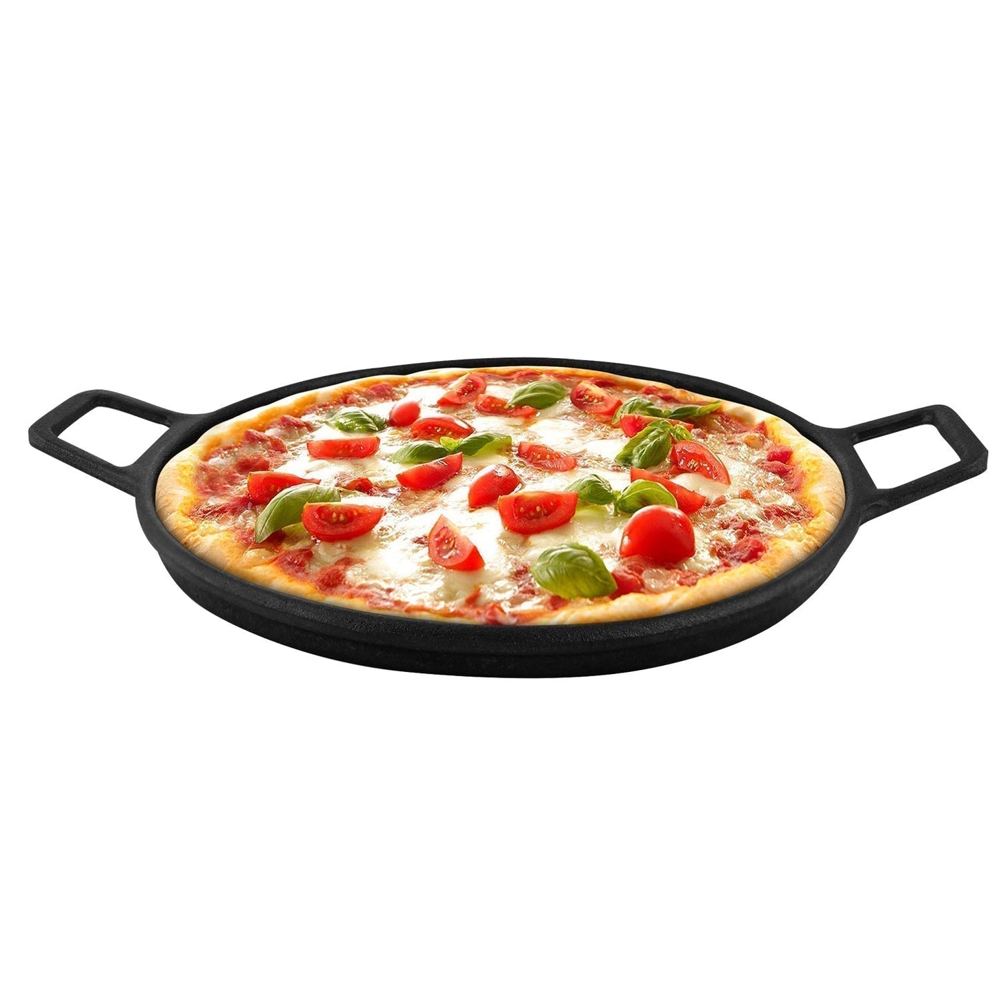 Plancha Hierro Fundido Parrilla y Cocina Redonda KE-A20208-N2#Negro