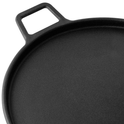 Plancha Hierro Fundido Parrilla y Cocina Redonda KE-A20208-N5#Negro