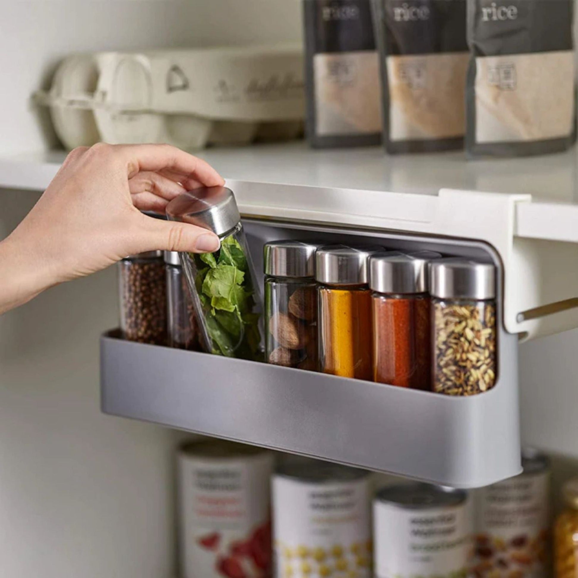 Porta Especiero Multiuso Colgante1#Blanco