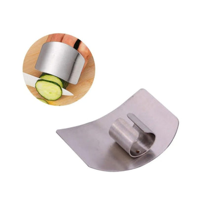 Protector Metálico Dedos para Cortar Cocina4#Plateado