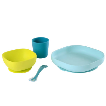 Set Vajilla Silicona3#Verde