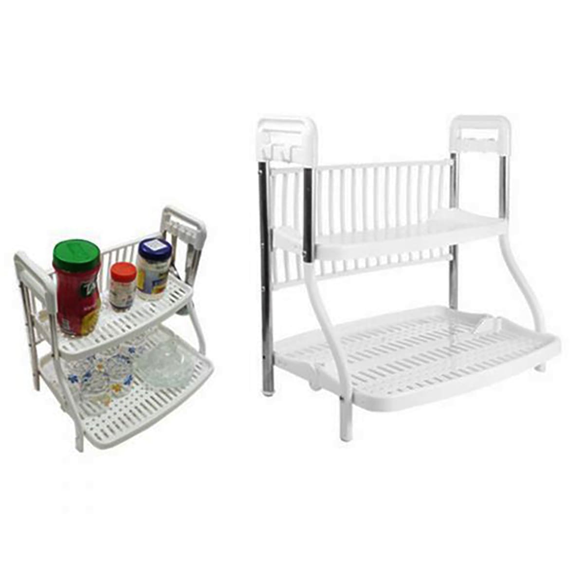 Rack Escurridor Secador 2 Niveles3#Blanco